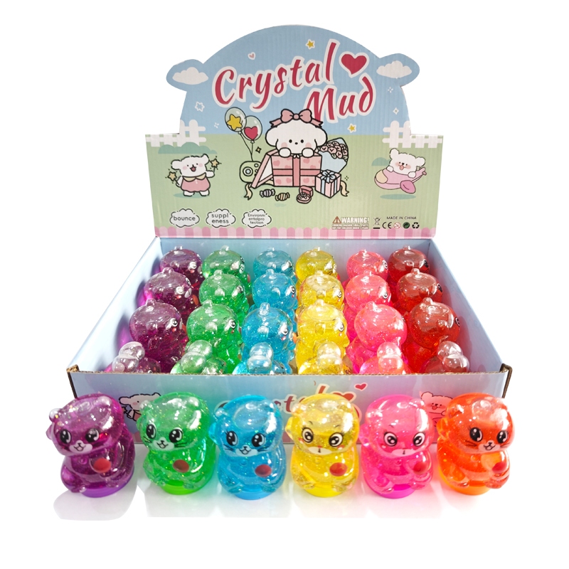 Slime Crystal Mud Lumpur Kristal Import Mainan Anak Motif Sanrio Isi 24 Botol Or 30 Botol Per Box