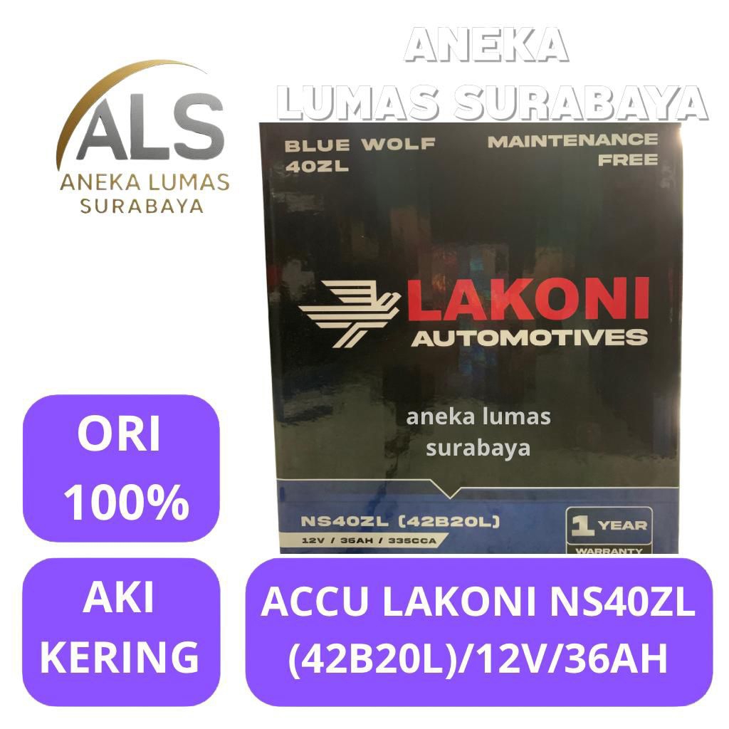 Lakoni Aki kering mobil NS40ZL / Accu Kering Avanza / Aki Kering Xenia / Accu Kering Terios / Aki Ke