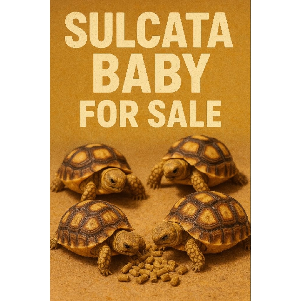 Pelet Sulcata Baby Murah CB Sendiri