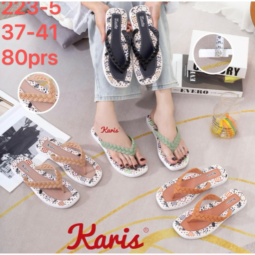 KARIS SANDAL WANITA JEPIT WARNA/SANDAL JELLY/SANDAL ANTI SLIP/ANTI AIR