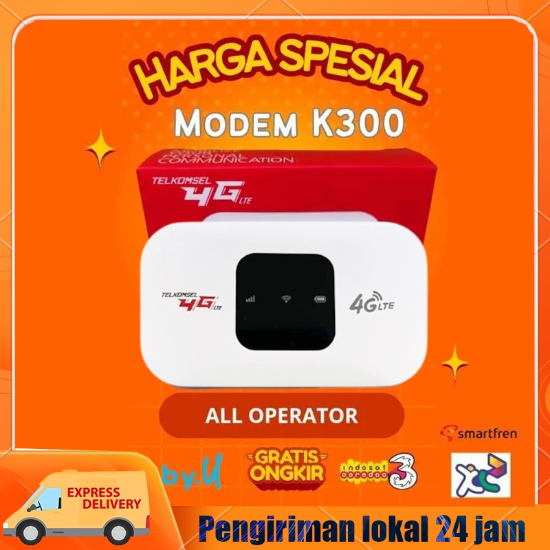 dalam Modem Mifi Wifi K300 NEW 4G LTE Band 3 1800MHz ALL GSM Telkomsel XL Indosat Tree Axis BY.u