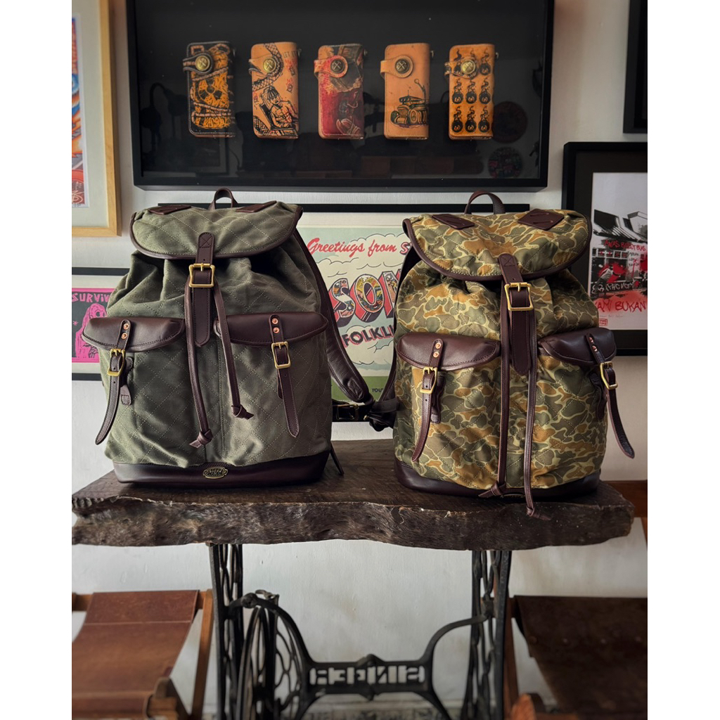 siege leather-vintage military-backpack-tas punggung