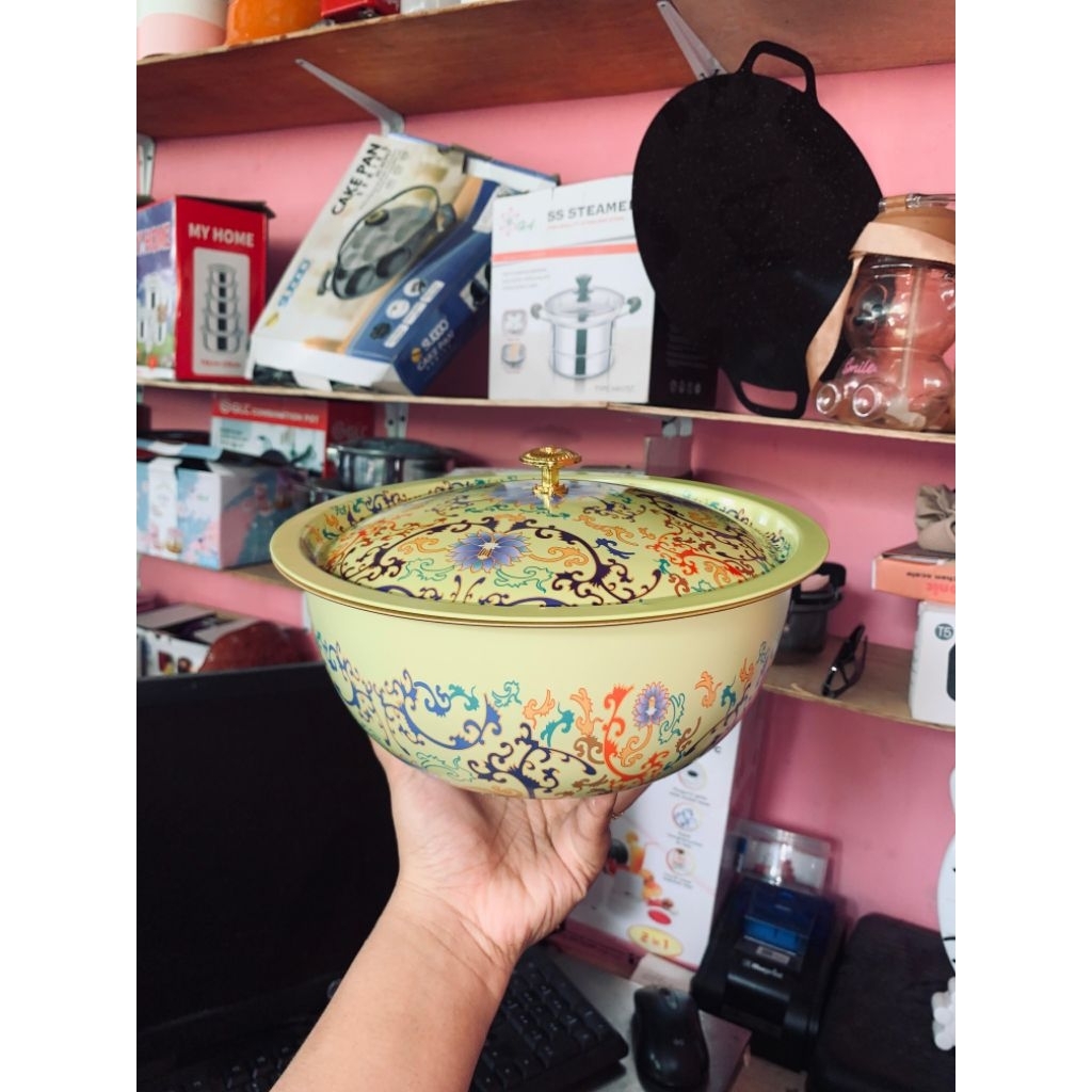 TB BASKOM STAINLESS STEEL+ PENUTUP BUNGA