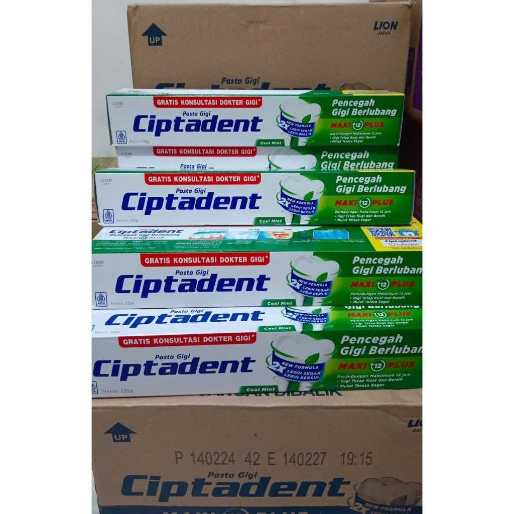 Ciptadent 225grm pasta gigi 1 dus isi 24 pcs