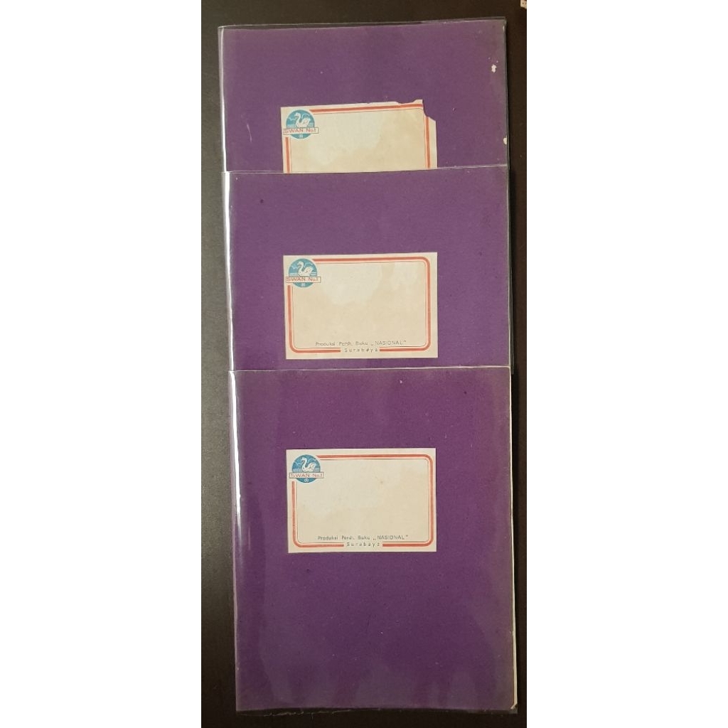 Buku tulis Jadul (3 pcs)