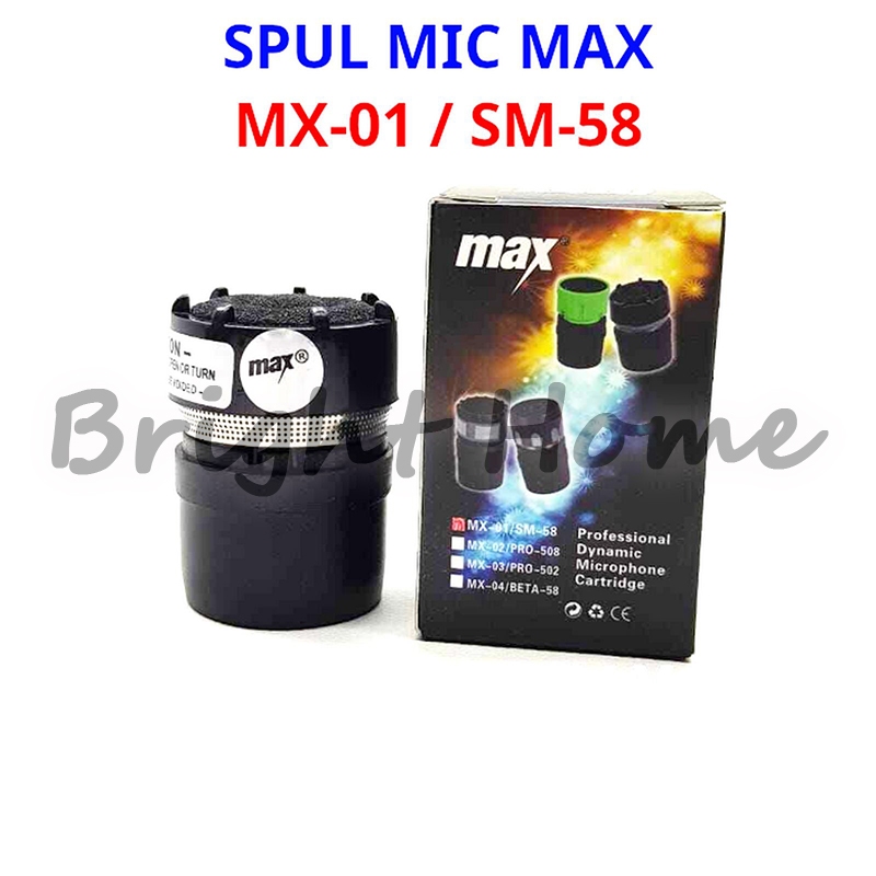 MAX MX-01/SM-58 Spool Microphone Spul Mic Wireless