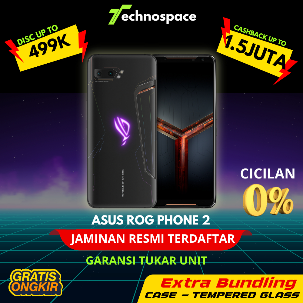 Asus Rog Phone 2 8/128GB Fullset Second Garansi Resmi TAM Indonesia Snapdragon 855+