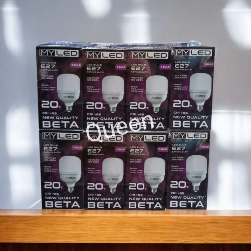 Lampu LED MYLED BETA 20 Watt / Pack [ Isi 8 Pcs]