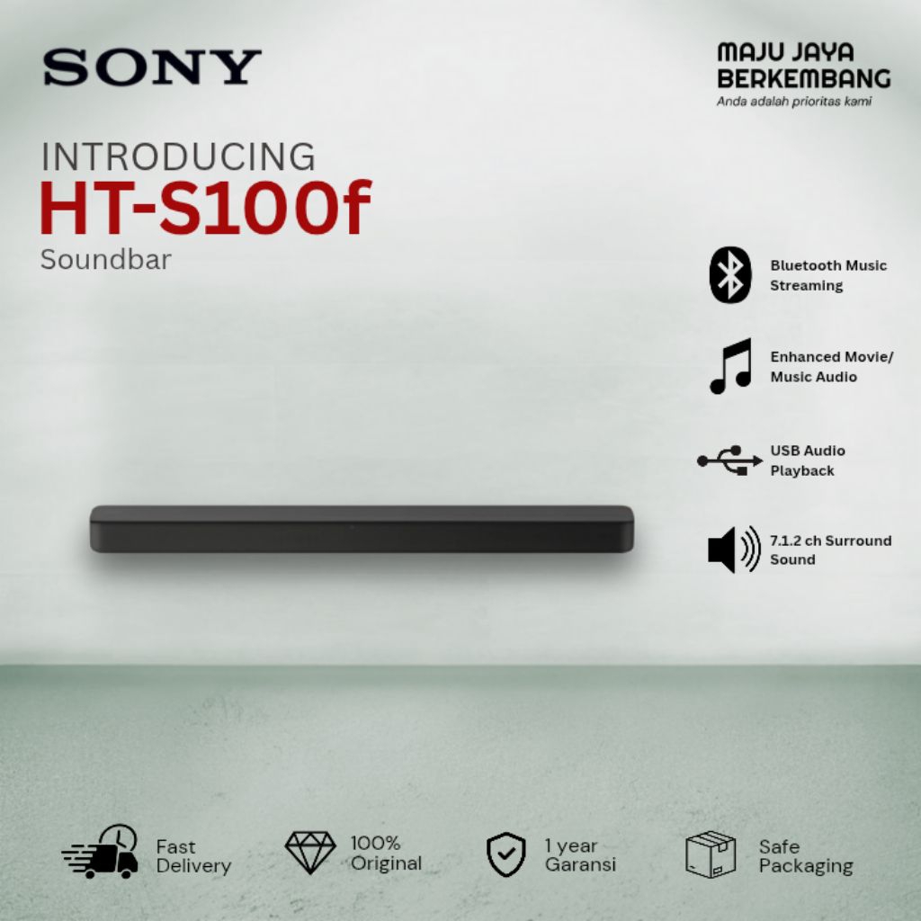 Sony Soundbar HT-S100F / HTS100F / HT S100F