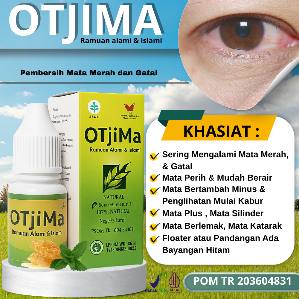 OTJIMA Obat Tetes Mata – Pembersih Mata Merah dan Gatal