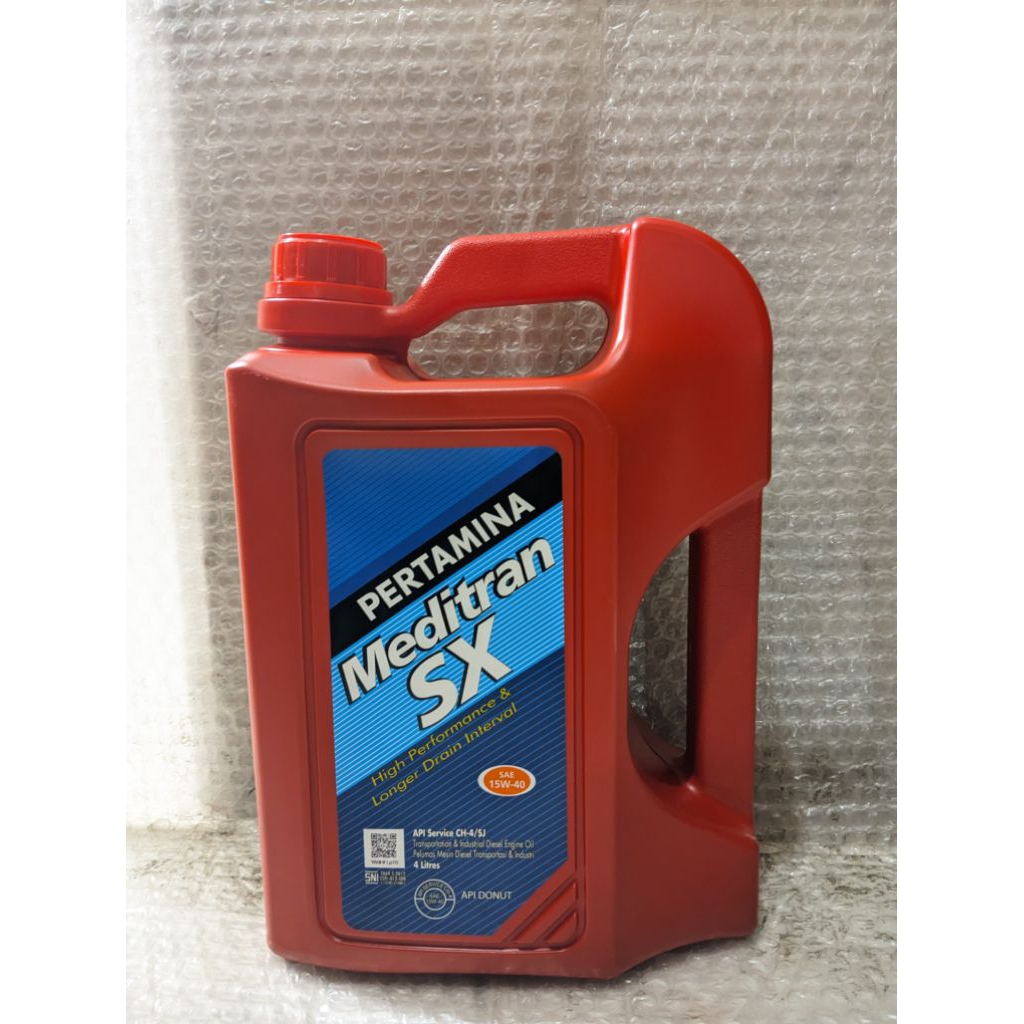 Oli Diesel Pertamina Meditran sx SAE 15W-40 4 Liter Asli original