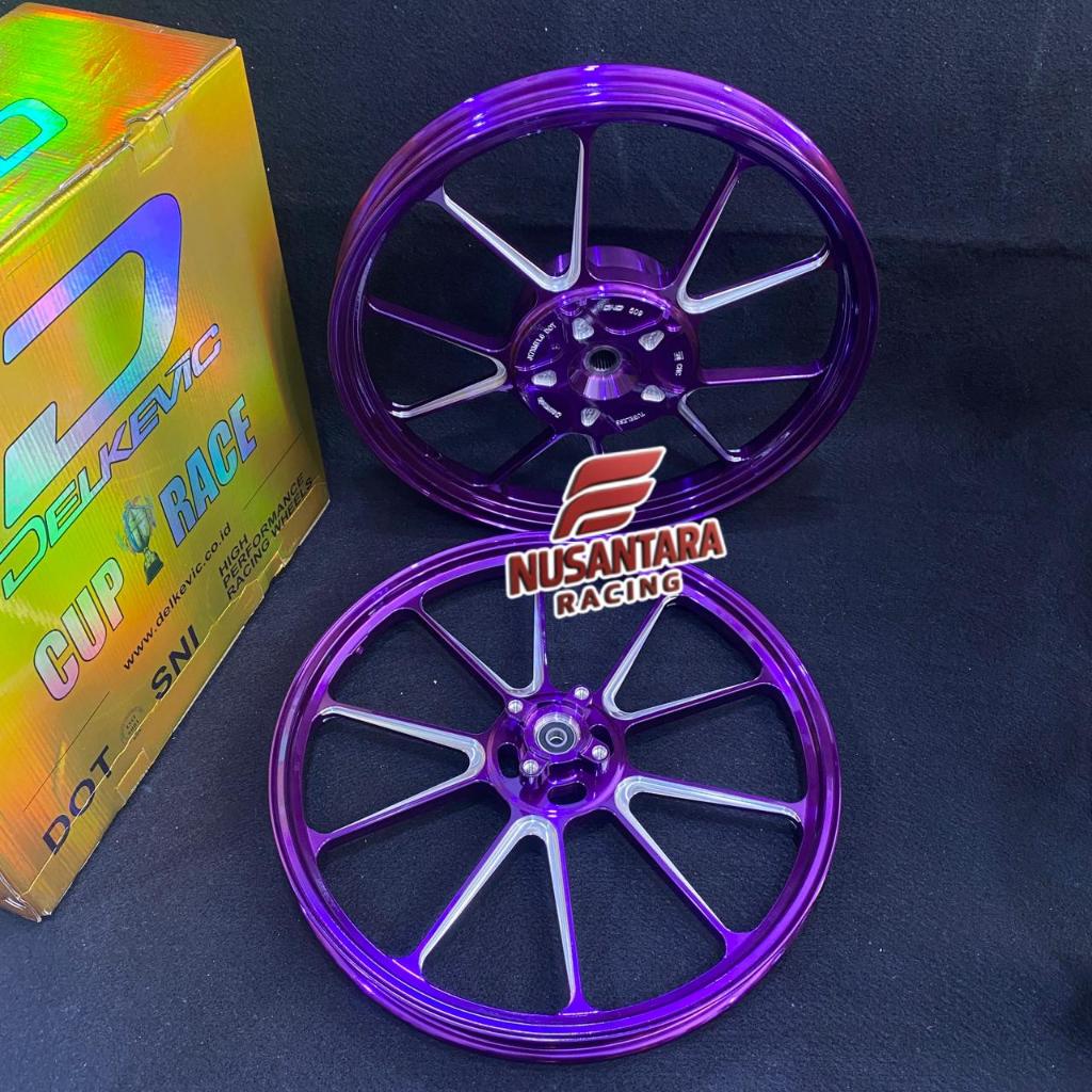 VELG RACING DND DELKEVIC VARIO 110/BEAT UKURAN 140/160 RING 17 VELG DELKEVIC BEAT