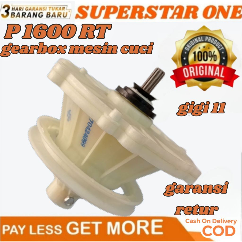 gearbox mesin cuci LG P 1600 RT/P-1600RT/P1600RT