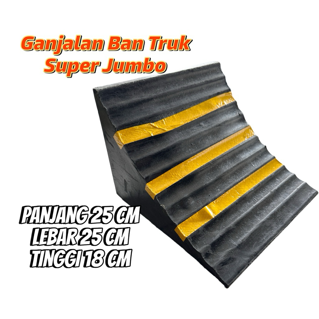 Ganjalan ban truk super jumbo karet ganjal ban mobil truck besar 7 kg