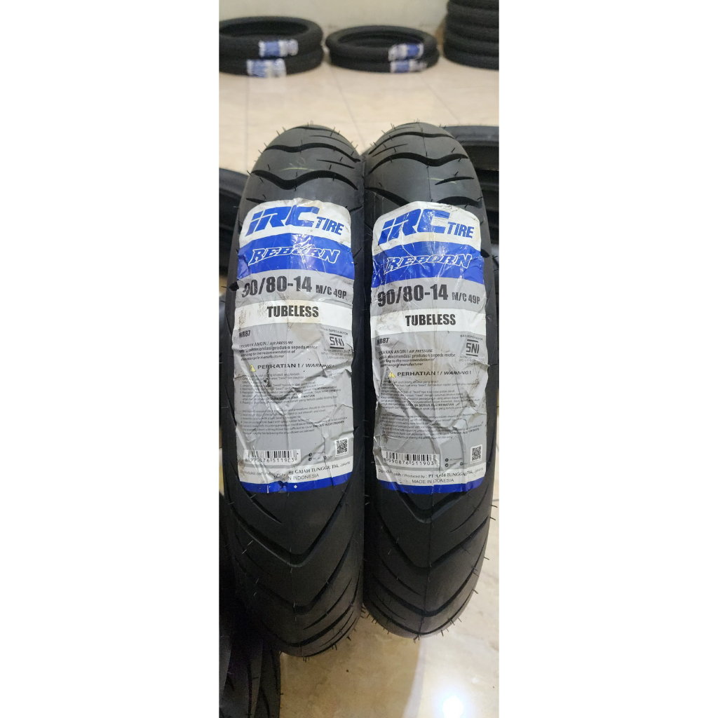 BAN LUAR IRC TUBELESS 90/80-14 REBORN / NR95 VARIO 150