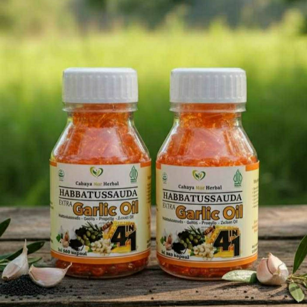HABBATUSAUDA GARLIC OIL ISI 200KAPSUL