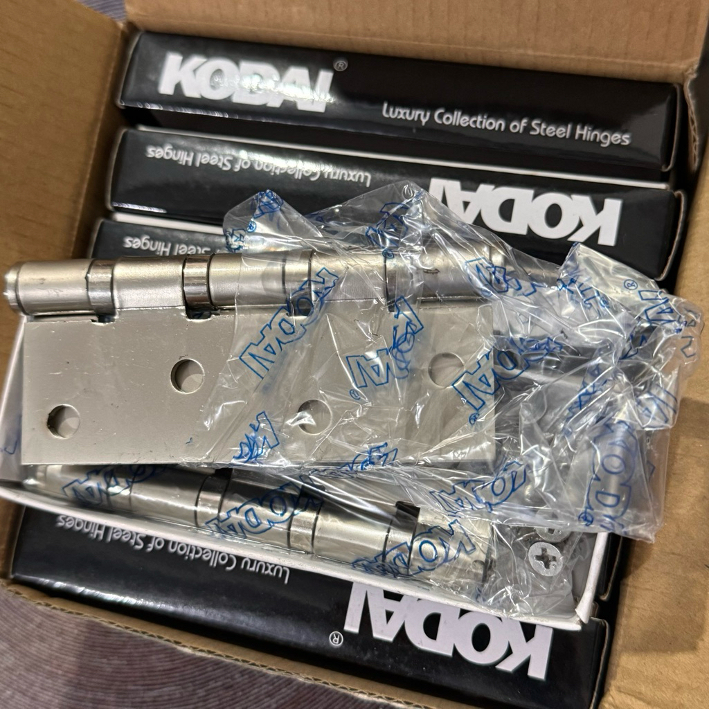 Engsel Pintu KODAI 4” || 4”x3”x3” 6 PAIRS || 1 pasang