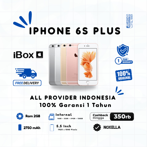 Iphone 6S Plus lBOX Second Fullset Garansi 12 Bulan