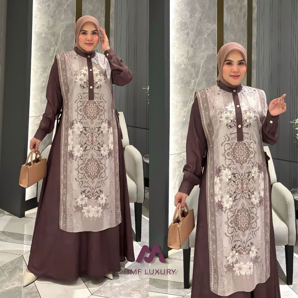 SONIA DRESS BY HMF LUXURY GAMIS PREMIUM TERBARU GAMIS PESTA MEWAH ELEGAN DRESS MUSLIMAH ORIGINAL HMF