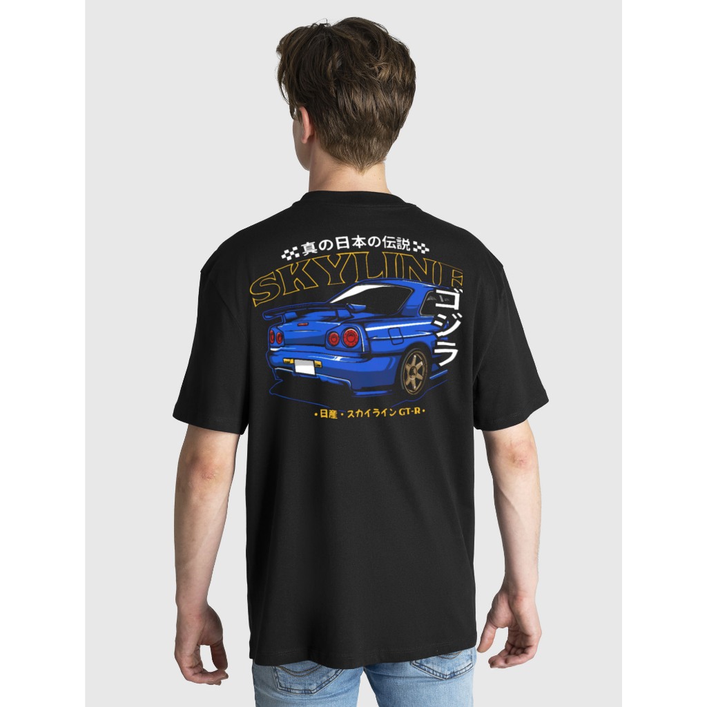 KAOS DISTRO HITAM JEPANG | BAJU KAOS PRIA WANITA | KAOS JEPANG SKYLINE| DISTRO KAOS PRIA WANITA | KA