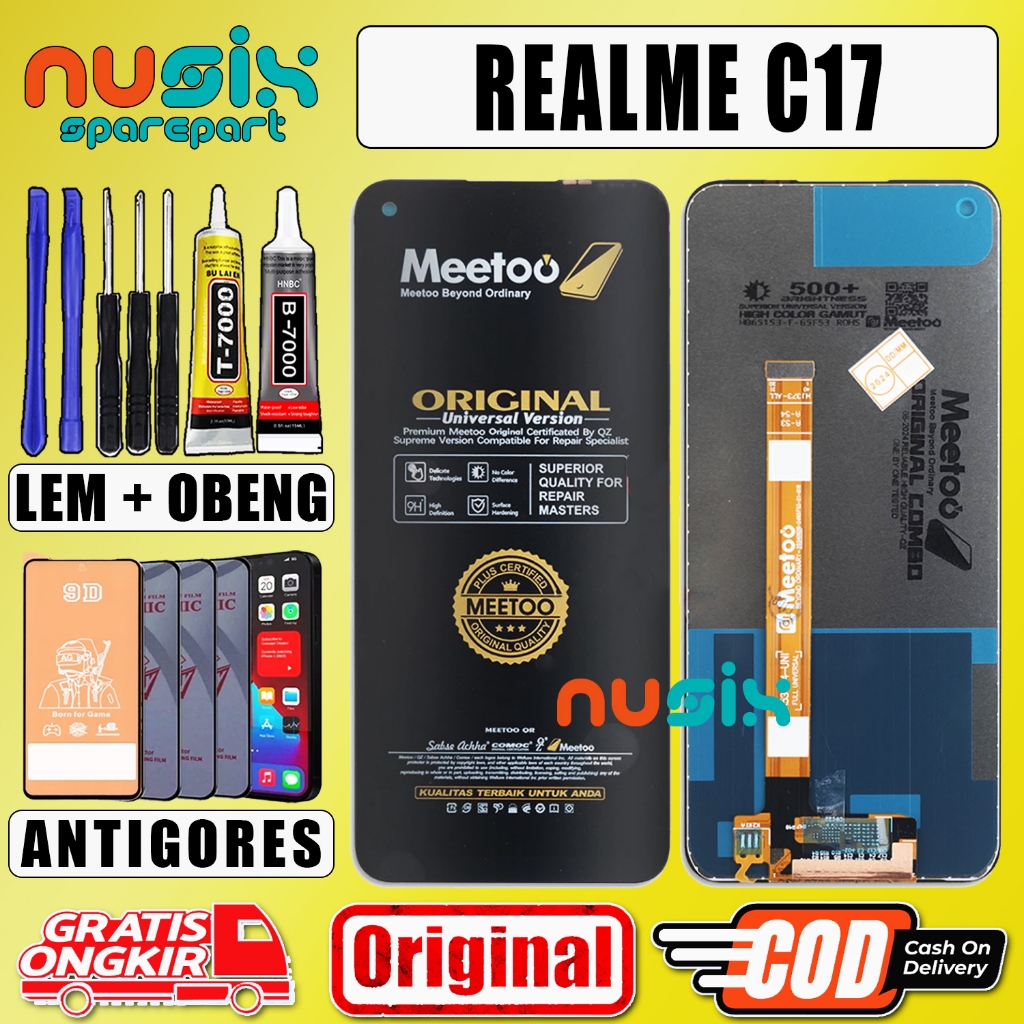 LCD TOUCHSCREEN REALME C17 ORIGINAL FULLSET