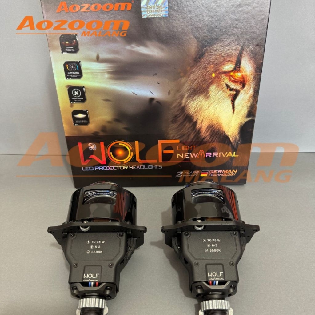 AOZOOM WOLF - LED HEADLIGHT PROJECTOR 3INCH