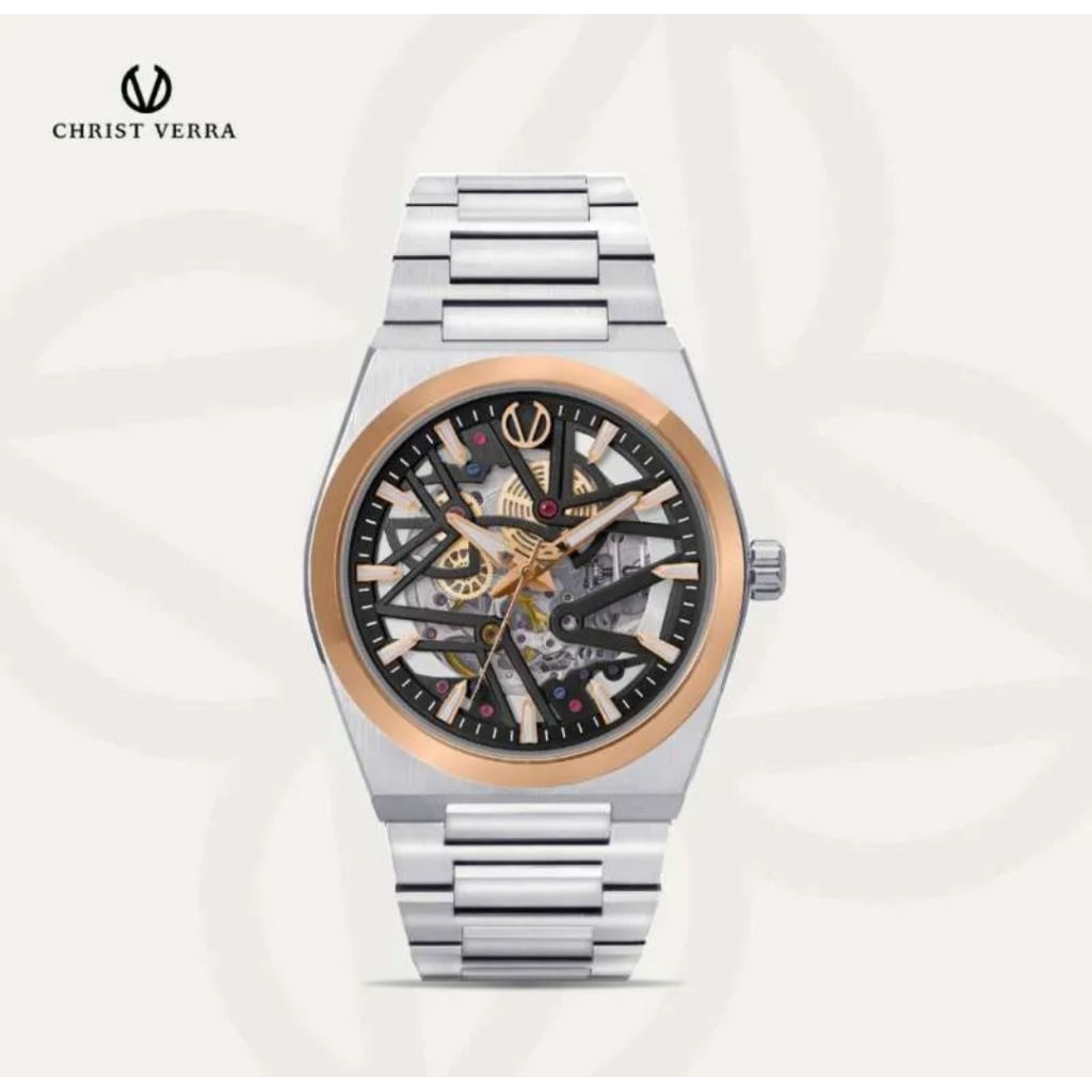 JAM TANGAN PRIA CHRIST VERRA AUTOMATIC CV11819 ORIGINAL