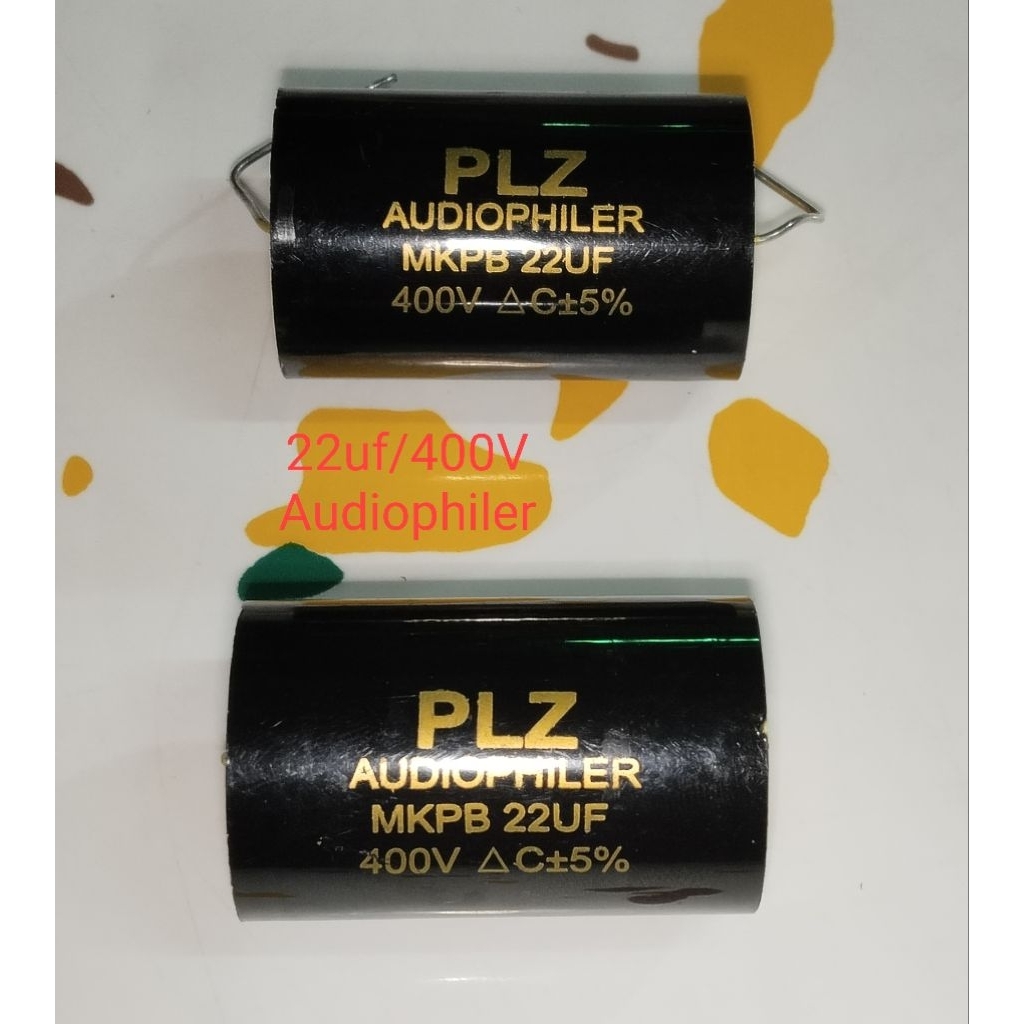 KAPASITOR AUDIOPHILER MKPB 22 UF - 400VOLT CAPASITOR MILAR MKPB HITAM OMR/PLZ  ASLI ORIGINAL