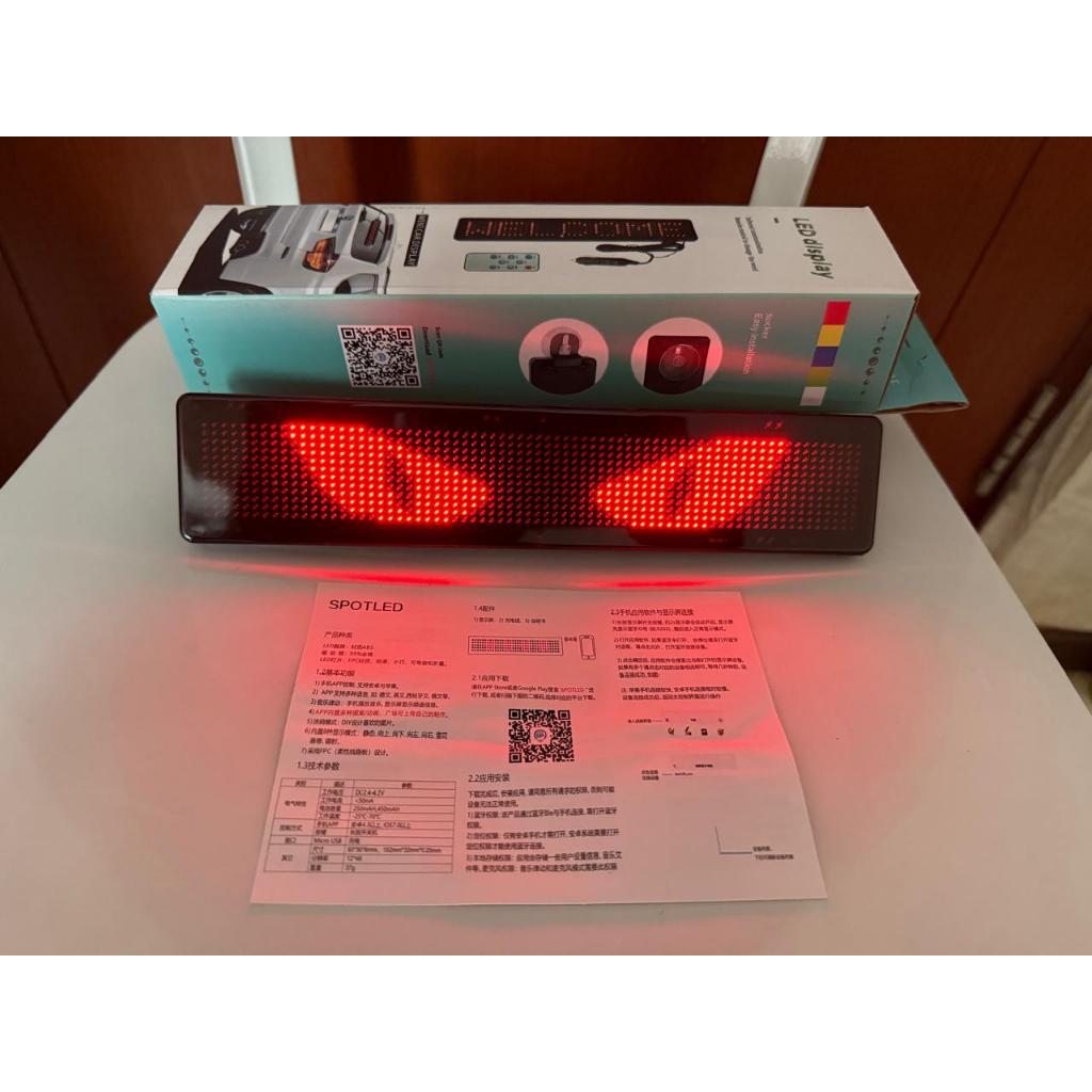 NEW Variasi mobil LED Flexible Moving animasi text mini papan screen display Signboard running