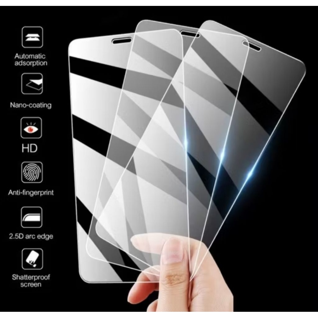 [Box] Temperedglas Anti Gores Hp Kaca Vivo y30i y35 y400 y51 y52s y53 2020 y55 y6 2017 y6 2018 y6ii 