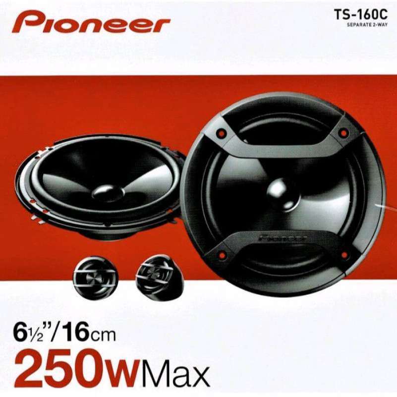 Speaker Split Pioneer TS-160C 6.5 Inch Speaker Mobil 2-Way Split
