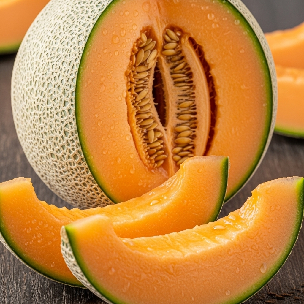 Melon Hijau madu 3bj bibit seed Benih Melon Hijau F1 Hibrida Melani Bibit Tanaman Buah Melon Daging