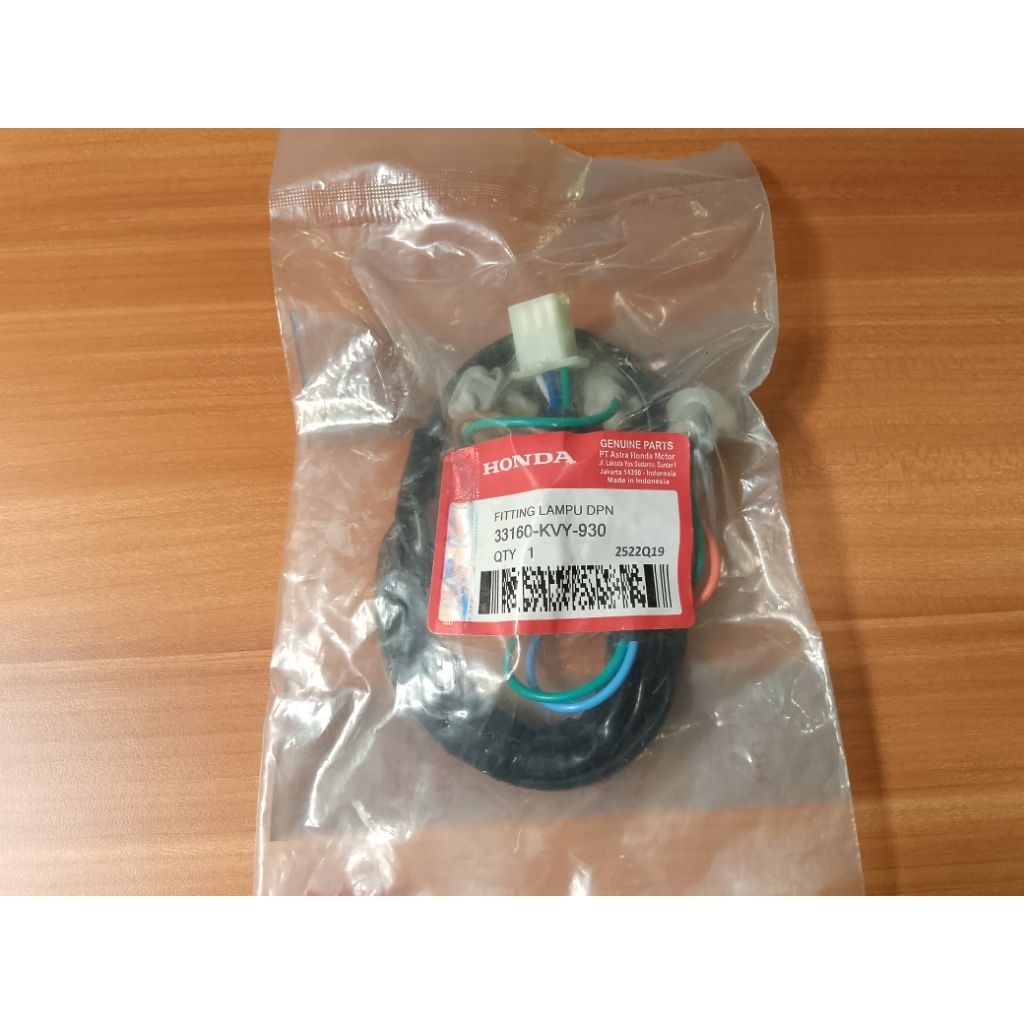 fitting lampu depan beat karbu set