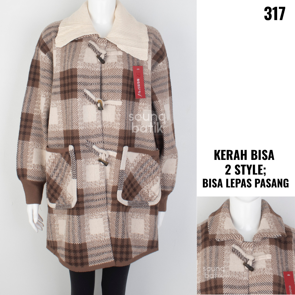 MANTEL PANJANG WANITA MANTEL RAJUT SWEATER CARDIGAN