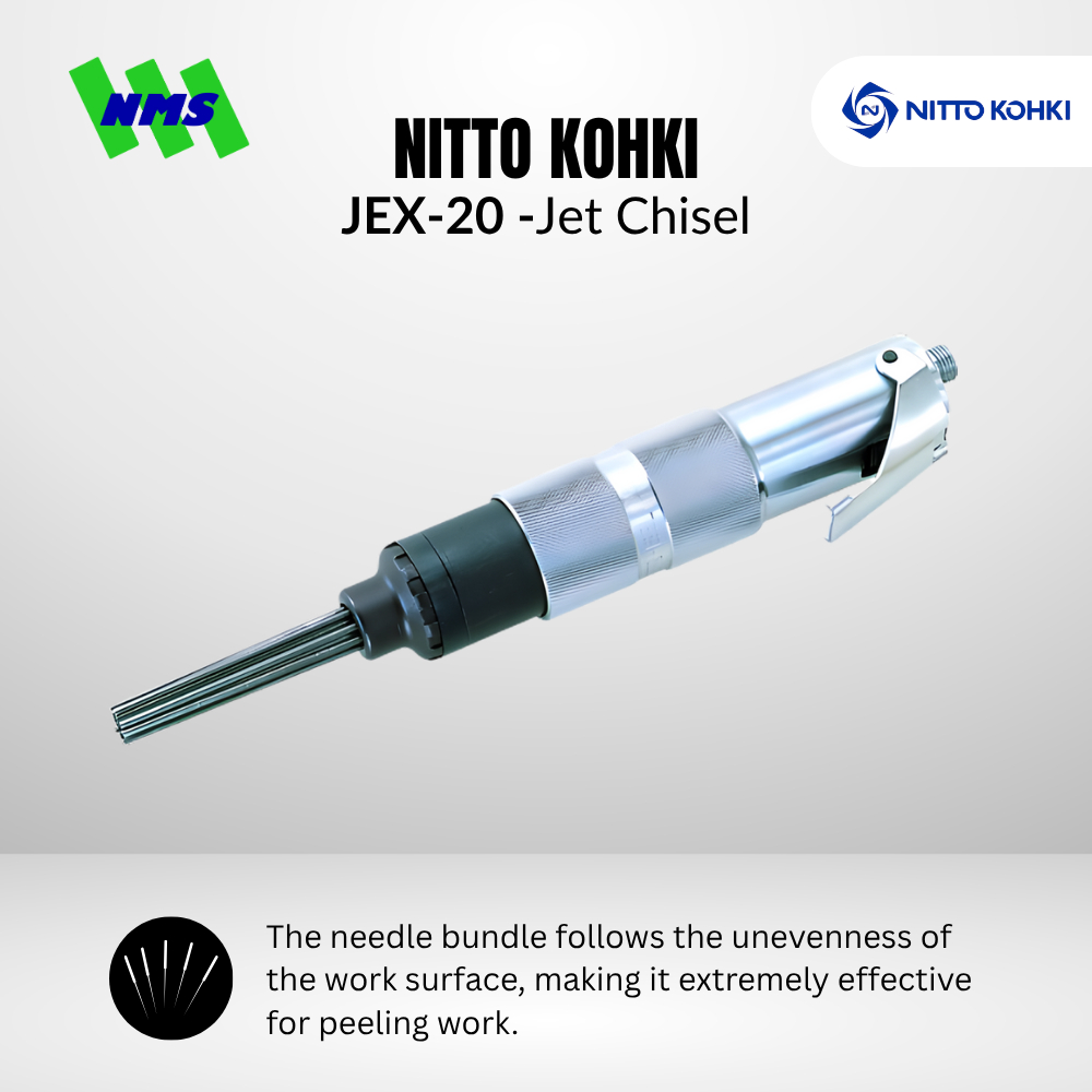 Mesin Pahat Angin NITTO JEX-20 Nitto Jet Chisel (00060) Pneumatic Scraper Bobok