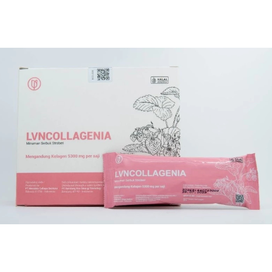 LVN COLLAGENIA KEMASAN TERBARU 1 BOX kolagen lvn collagenia isi 10 sachet