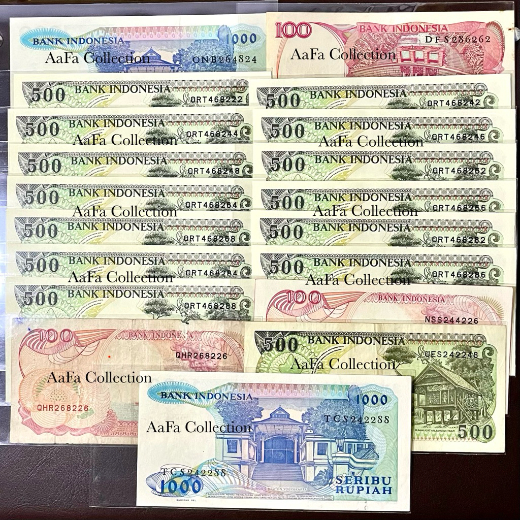 GANJIL GENAP UANG KERTAS KUNO INDONESIA (SERI GENAP)