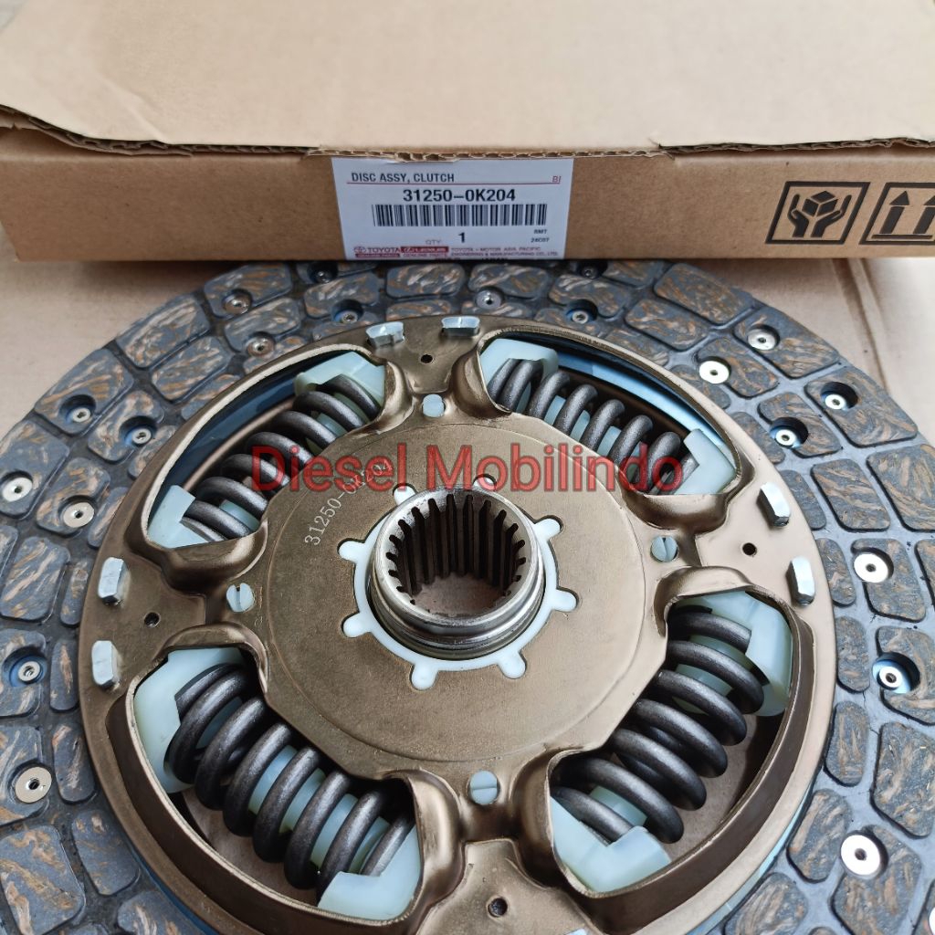 Kampas kopling clutch disc Assy Toyota Hilux 2.5cc 2500cc 31250-0K204