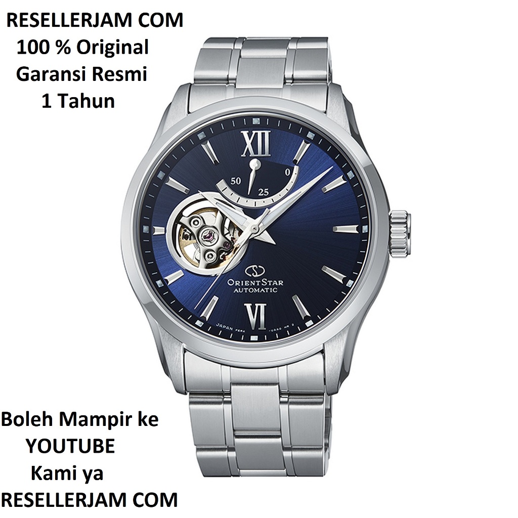 Jam Tangan Orient Star RE-AT0001L Orient RE-AT0001L00B Contemporary Open Heart Automatic Original Ga