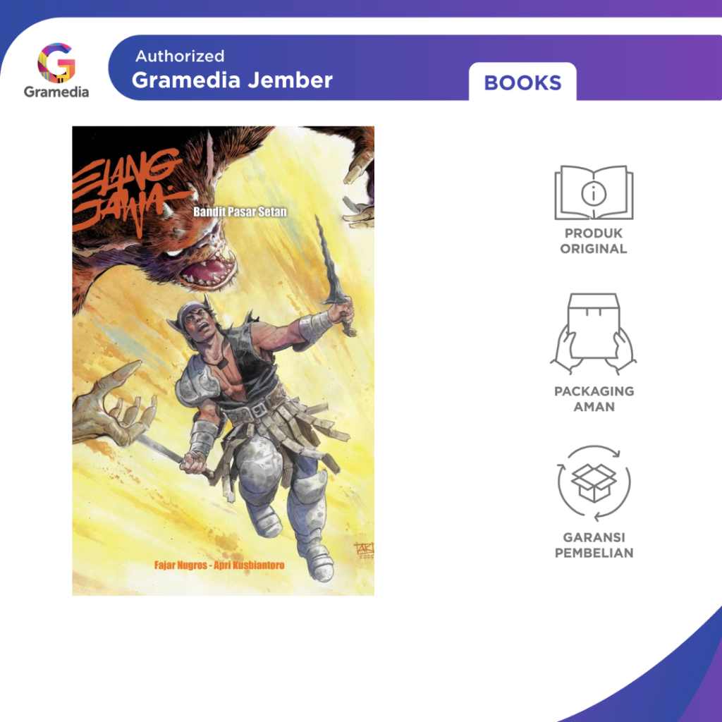 Elang Jawa - Bandit Pasar Setan (Apriyadi Kusbiantoro, Fajar Nugros) - Gramedia Jember