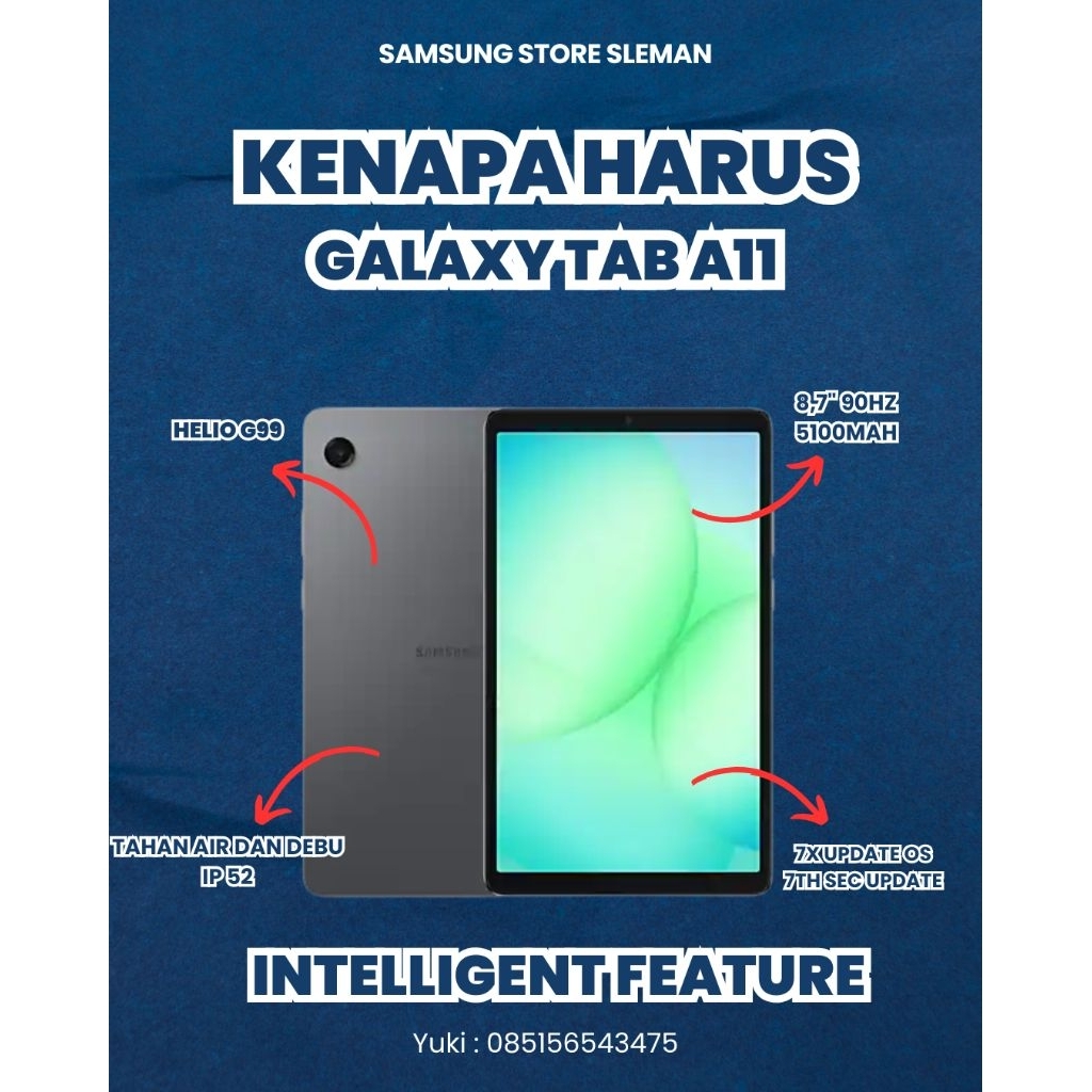 [READY STOCK] SAMSUNG GALAXY TAB A11 WIFI SAMSUNG GALAXY TAB A11 LTE SAMSUNG GALAXY TAB A11+ WIFI SA