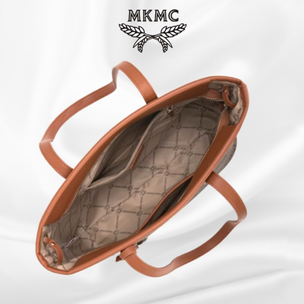 ORIGINAL MKMC Totebag Wanita Medium Tas Bahu Kondangan Kuliah Monogram Multifungsi Shoulder Bag