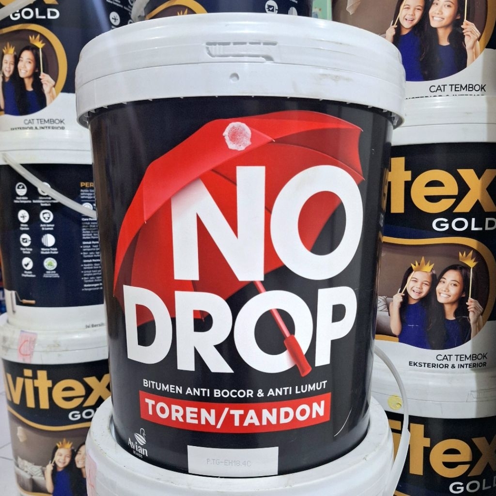 No drop Bitumen Black 20kg / no drop toren / tandon