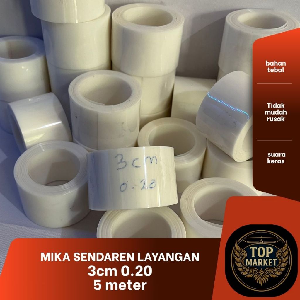 mika sendaren layangan 2cm 0.20 dan 3cm 0.20