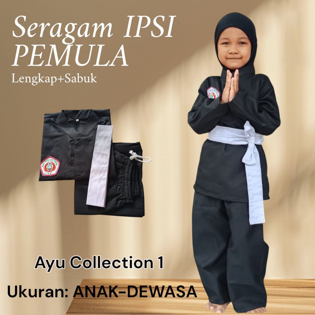 seragam ipsi/baju silat ipsi/baju pencak silat