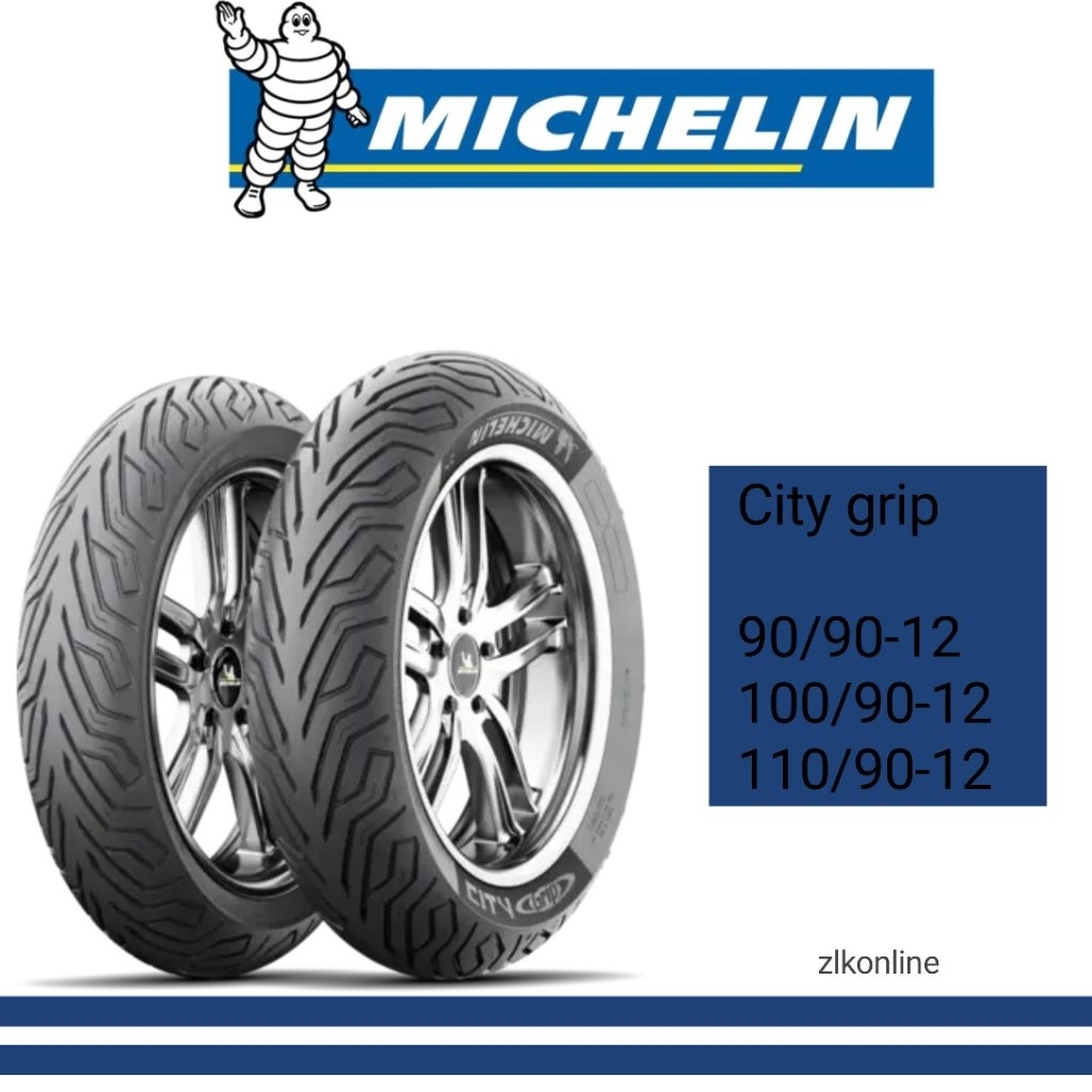 PROMO CUCI GUDANG BAN MICHELIN PILOT CITY GRIP 90/90-12, 100/90-12, 110/90-12 TUBBLES