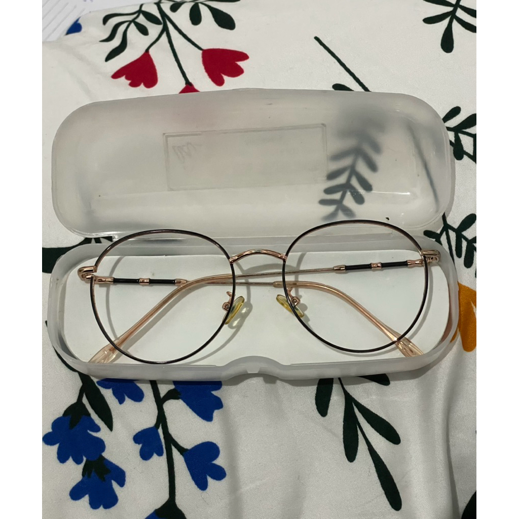 Preloved frame kacamata kacamata bekas murah kacamata bulat metal