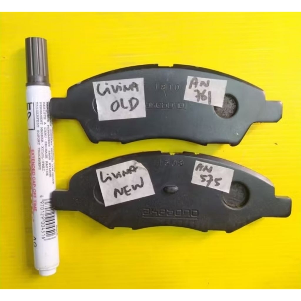 Akebono kampas rem depan mobil Livina/Grand livina 2008-2010 L10