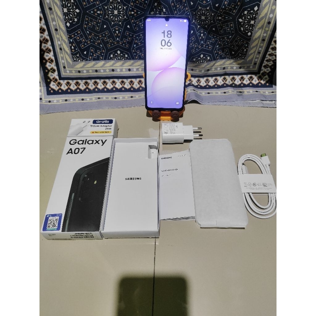 Samsung A07 4/128GB Second Full Set