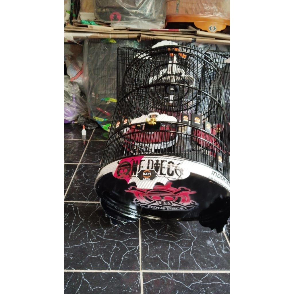 sangkar murai/kacer no 4 decal airbrush merk Rafi jaya